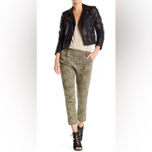 2 pairs! Etienne Marcel Camo and Black Roll Up Pants 25